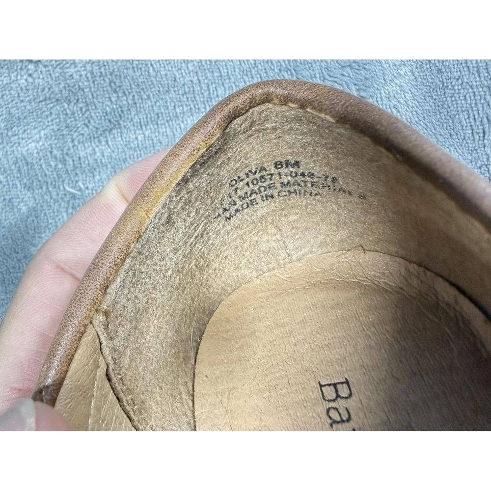 Baretraps Shoes Womens Size‎ 8 Brown Oliva Loafer Slip On Comfort Workwear